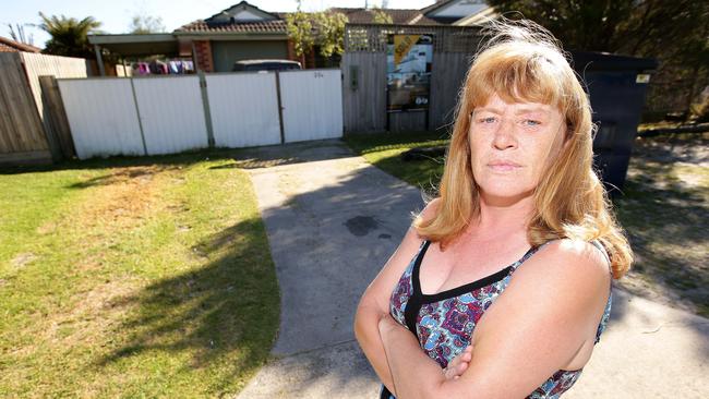 Tanyia Johnson is angry she has been fined for parking in her own driveway. Picture: Norm Oorloff