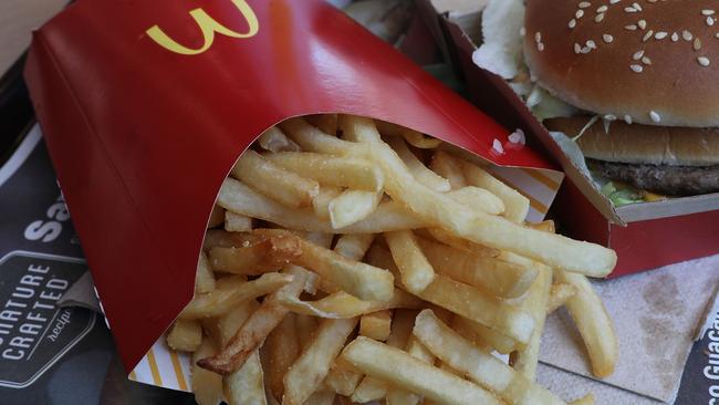 A McDonald’s meal. Picture: Joe Raedle/Getty Images/AFP