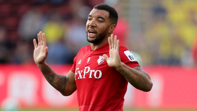 Troy Deeney is not a fan of one particular defender.