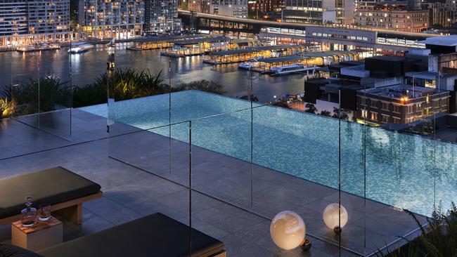 The vision for Sirius, which sits on some of the best real estate in Australia, includes penthouses with swimming pools. Picture: Images by Binyan