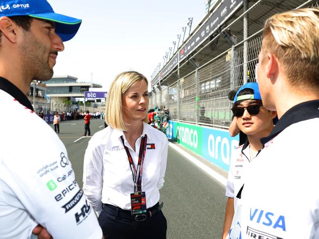 Susie Wolff, Managing Director of F1 Academy, has launched legal action against the FIA. Picture: Getty Images