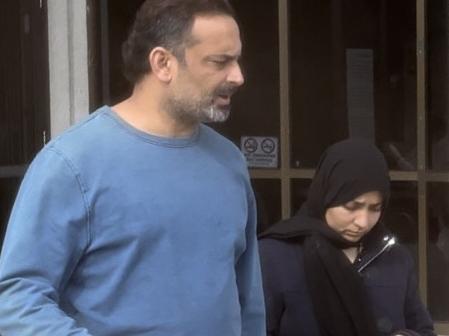 Muhammad Zulnorain and Ayesha Siddiqa leaving Beenleigh Magistrates Court