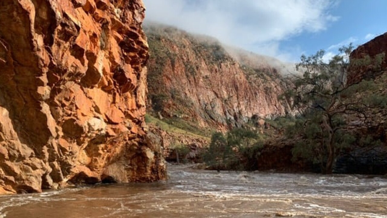 Todd River swells as Central Australia lashed with more than 90mm of ...