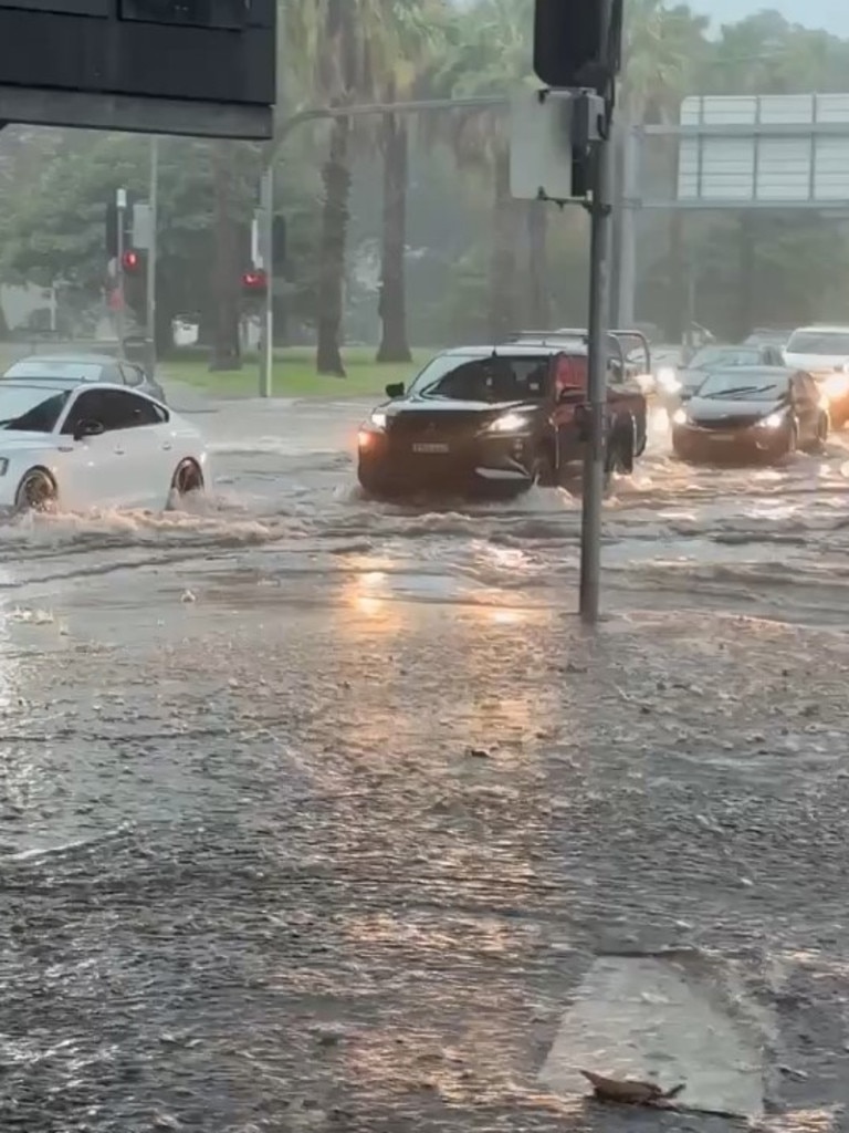 Streets have also been flooded in the deluge. Picture: Facebook