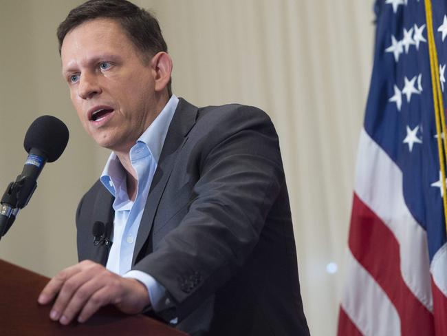Peter Thiel, a vocal Trump supporter is reported to have a New Zealand passport. Picture: Saul Loeb