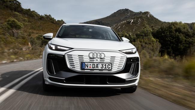 Audi Q6 e-tron quattro variant offers 285kW and 275Nm, acceleration is brisk at 5.9 seconds from 0-100km/h.