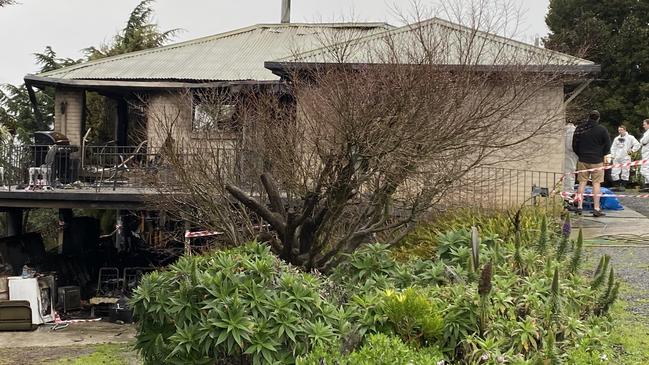 West Launceston house fire. Source: Rosemary Murphy.