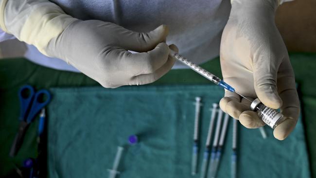 Millions of extra Pfizer vaccine doses will be sent to Australia. Picture: AFP