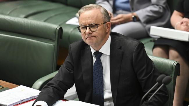 Anthony Albanese is under pressure to legislate voice-like Aboriginal watchdog. Picture: NCA NewsWire / Martin Ollman