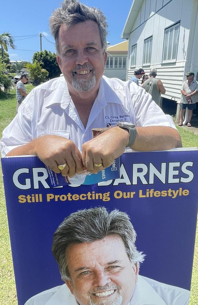 Division 5 incumbent Greg Barnes expected to see some new faces around the council table on Monday, with voters voicing frustrations with a perceived lack of transparency in council.