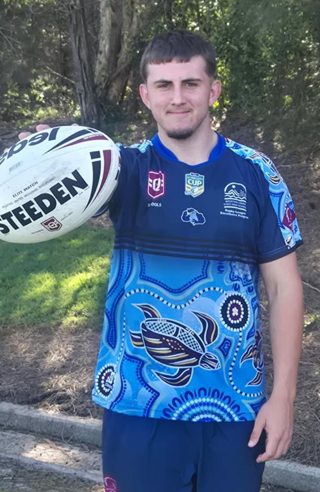 Mountain Creek SHS rugby league talent Riley Apthorpe.
