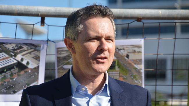 Federal Education Minister Jason Clare said his emergency workforce meeting would brainstorm ways to keep teachers in classrooms. Picture: Bronwyn Farr