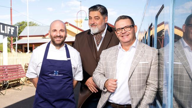 Mehigan (far right) said in a statement he, Calombaris and Preston would continue working together.