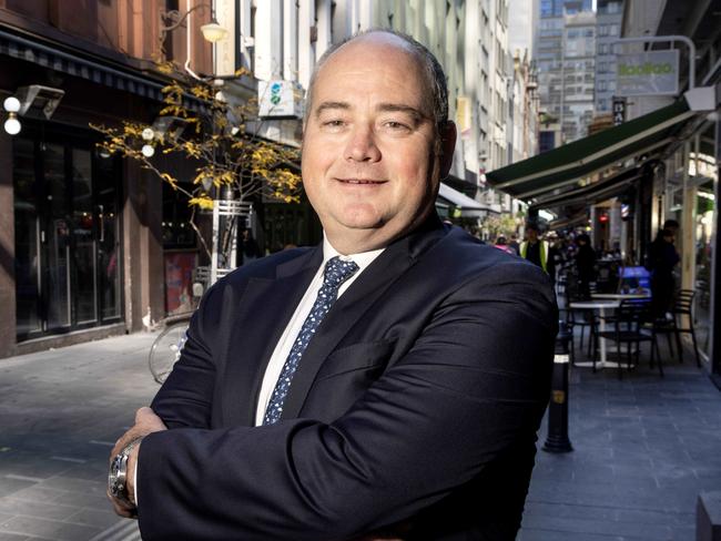 MELBOURNE, AUSTRALIA: Newswire Photos: MAY 01 2024: NAB's new CEO Andrew Irvine is unveiling his first set of results as bank boss after taking over from Ross McEwan. Picture: NCA Newswire / David Geraghty