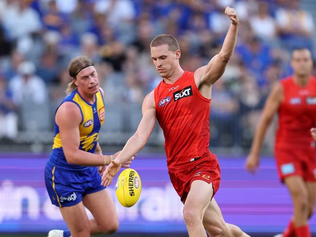 Noah Anderson was fantastic in his debut game as captain. Picture: Paul Kane/Getty Images.