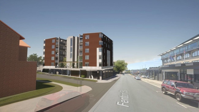 A 3D render of what a proposed social housing project in Devonport could look like once complete. Picture: Supplied.