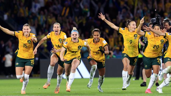 Australia win after a very tense penalty shootout Pics Adam Head