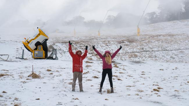 First snow hits Perisher slopes