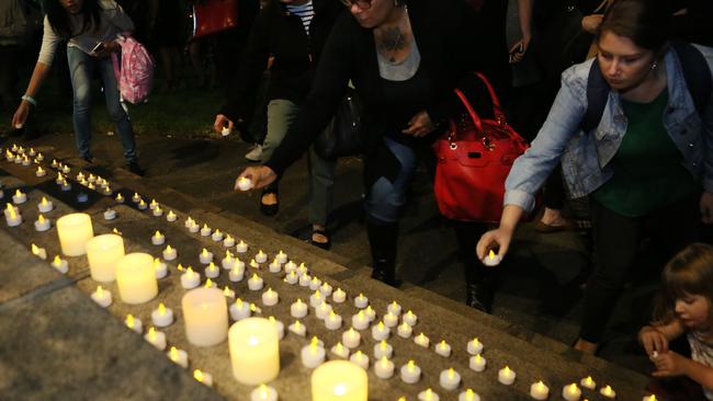 A candlelight vigil will be held at Raby Bay Harbour Park on Wednesday from 5.30pm (Picture. AAP/Emma Brasier)