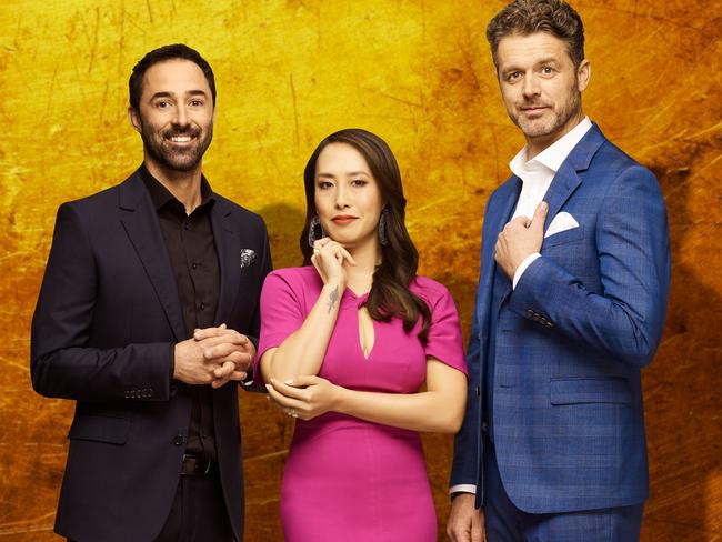 New MasterChef Australia judges Andy Allen, Melissa Leong and Jock Zonfrillo.