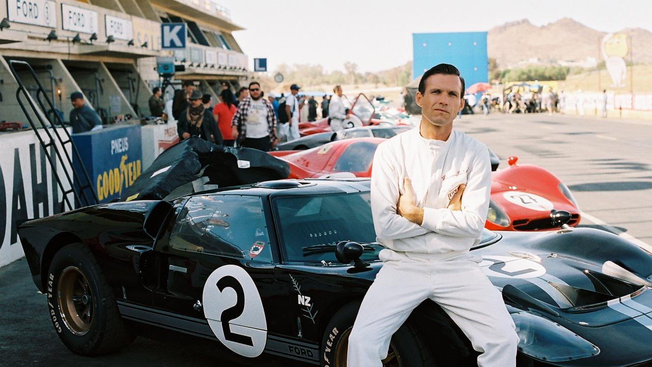 Benjamin Rigby on the set of Ford vs Ferrari. Picture: X