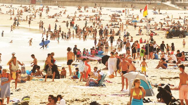 Beaches could be swarming with people if temps reach 50 degrees.