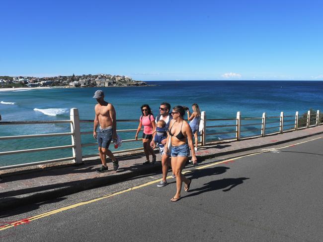 Going out for exercise is one of the few legally permissible excuses to now be in public. Picture: AAP/Simon Bullard