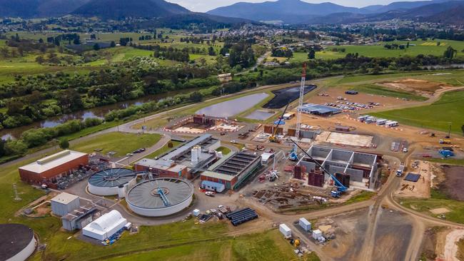 Bryn Estyn Water Treatment Plant. Picture: Supplied/TasWater.