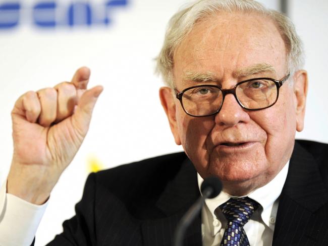 Warren Buffet, one of the world's richest men, and chairman and CEO of US holding company Berkshire Hathaway. picture: AFP Photo/ Thomas Lohnes