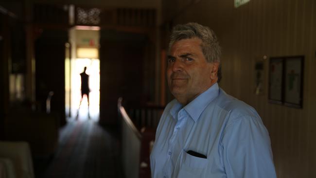 Hotel owner and Ipswich councillor David Pahlke lived at the hotel for a time and experienced ­several unexplained events – not frightening, just odd. Picture: David Kelly