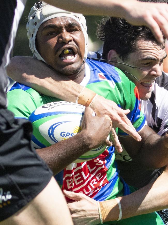 GPS fullback Floyd Aubrey - Picture: Renae Droop