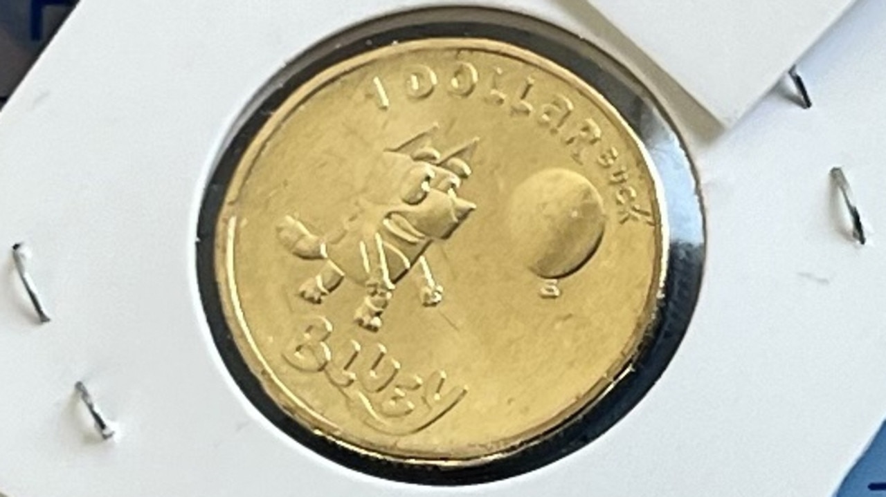 Sixty-three thousand unreleased limited-edition $1 Bluey coins produced by the Australian Mint were stolen. Picture: NSW Police