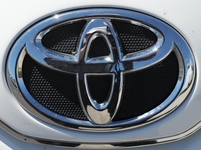 Toyota announcement, Altona plant. Toyota symbol. Logo