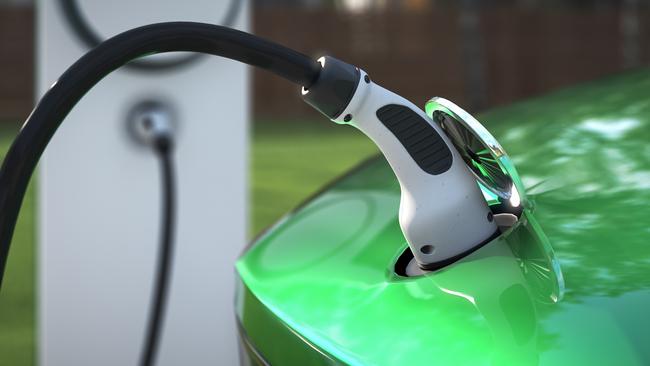 Electric car charging station - iStock image - for Herald Sun real estate