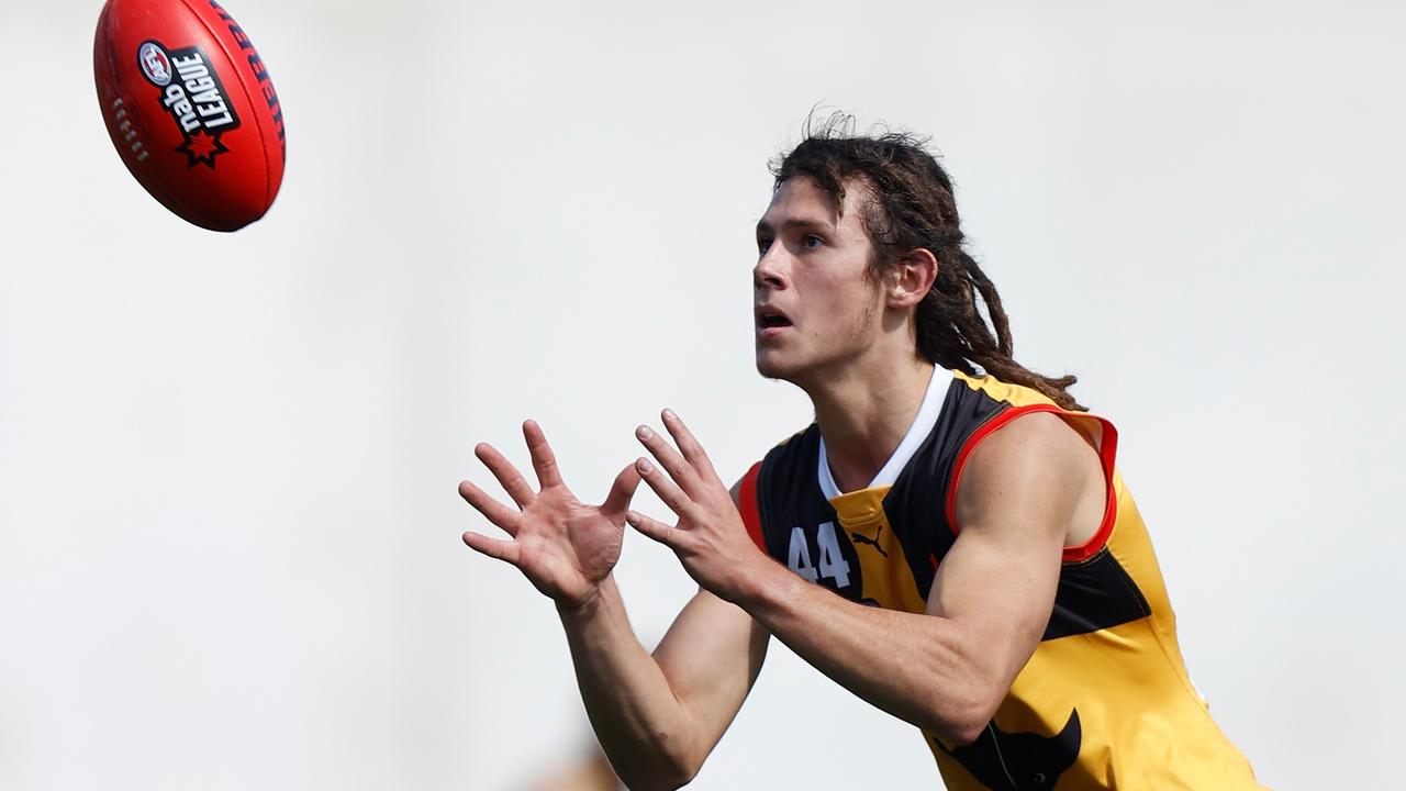 Emerging midfielder Jai Culley is the likely No.1 selection in the mid-season rookie draft. Picture: Getty Images