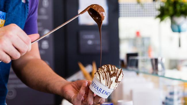 Rivareno Gelato is opening at Parramatta Square. Picture: Nikki To