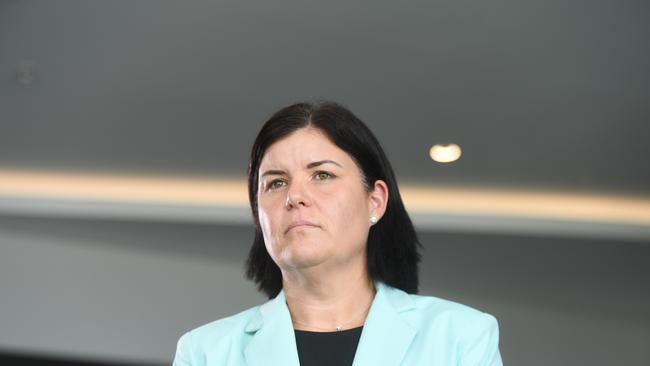 Chief Minister Natasha Fyles said the government would try and find a “balance” on pay rises for corrections officers. Picture: (A)manda Parkinson