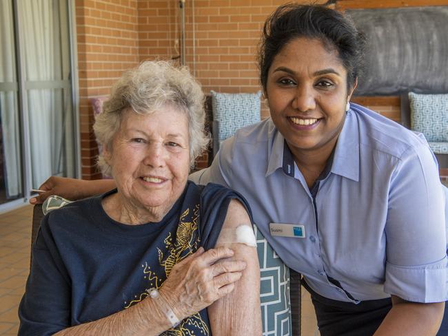 Aged care facility receives city’s first Pfizer vaccines