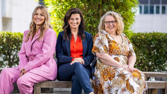 Co-Founder of Acler, Kathryn Forth, Minister for Small &amp; Family Business, Andrea Michaels and CEO, Discount Party Supplies, Kirsty Chapman-Smith. Picture: Tom Huntley