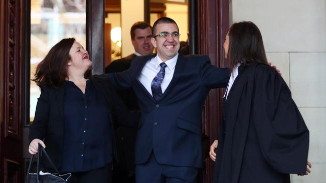 26/07/19 Gangland figure Faruk Orman, convicted of murdering underworld heavy Victor Peirce, walks free from the Melbourne court of appeal after being implicated in the lawyer X scandal. Aaron Francis/The Australian