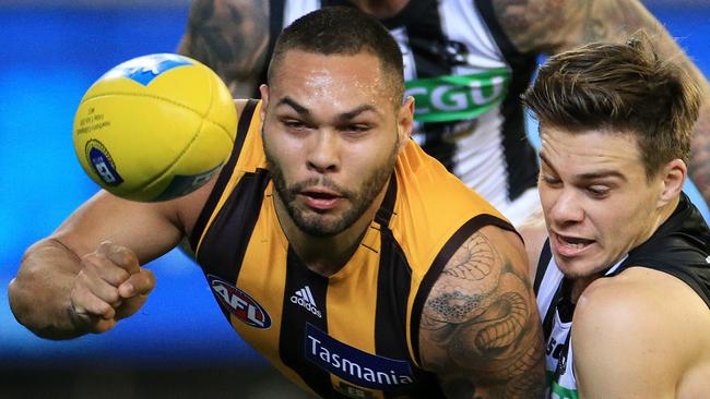 Jarman Impey has fast become a favourite at Hawthorn. Picture: Mark Stewart