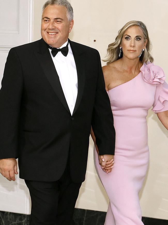 Joe Hockey, Ambassador of Australia to the United States, and Melissa Babbage. Picture: Getty