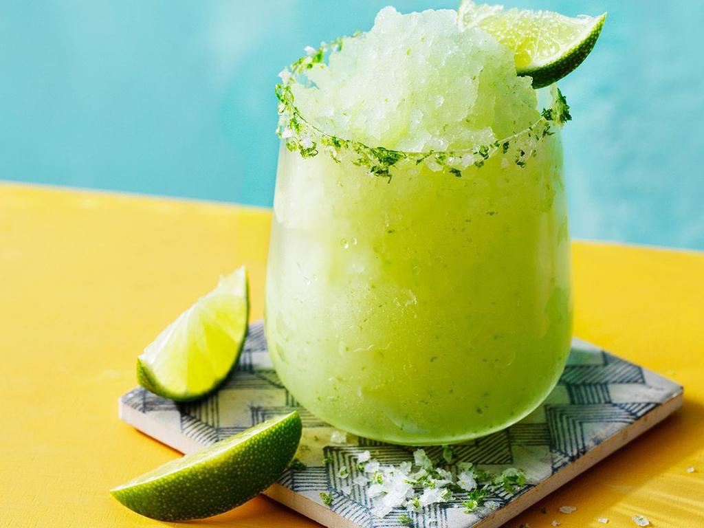 Frozen margarita cocktail.