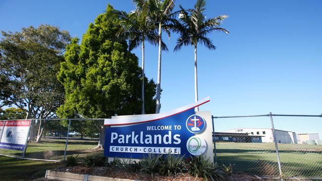 Parklands Christian College in Park Ridge has been closed for cleaning. Picture: NCA NewsWire / Jono Searle