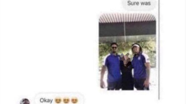 The end of an Instagram exchange between Canterbury Bulldogs winger Jayden Okunbor and a Port Macquarie schoolgirl.