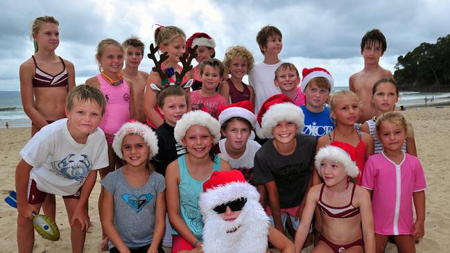 Noosa Nippers Beach Squad were in the Christmas mood.