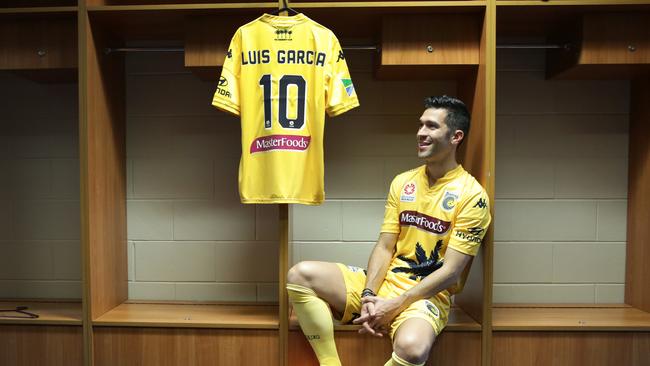 Luis Garcia at Central Coast Mariners, A-League, Harry Ascroft, Liverpool,  Barcelona, goals.