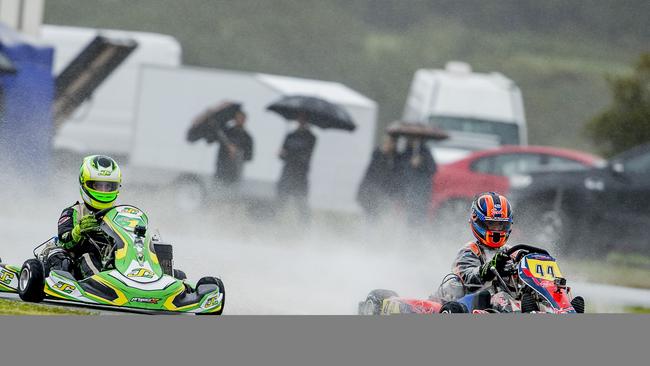 Race of Stars at the now shut Xtreme Karting in Pimpama. A petition has been created to bring an adrenaline precinct to the Gold Coast. Picture: Jerad Williams