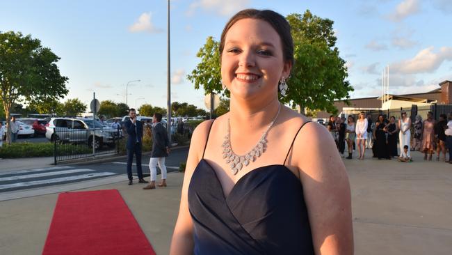 Rhiannon Fitzpatrick at the Mackay Northern Beaches State High School formal, on Saturday October 17. Picture: Zizi Averill