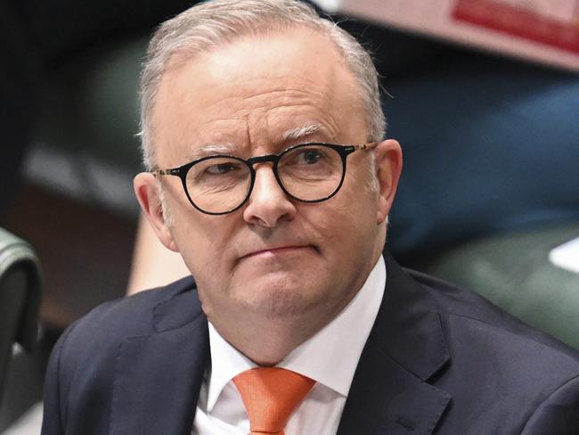 CANBERRA, Australia - NewsWire Photos - October 9, 2024: Prime Minister Anthony Albanese during Question Time at Parliament House in Canberra. Picture: NewsWire / Martin Ollman